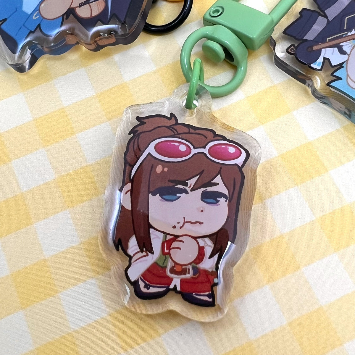 Ace Lawyer Game Gummy Keychain