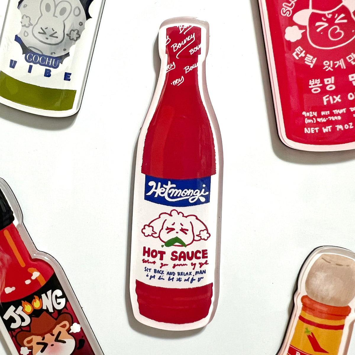Ateez Aniteez Hot Sauce Magnets