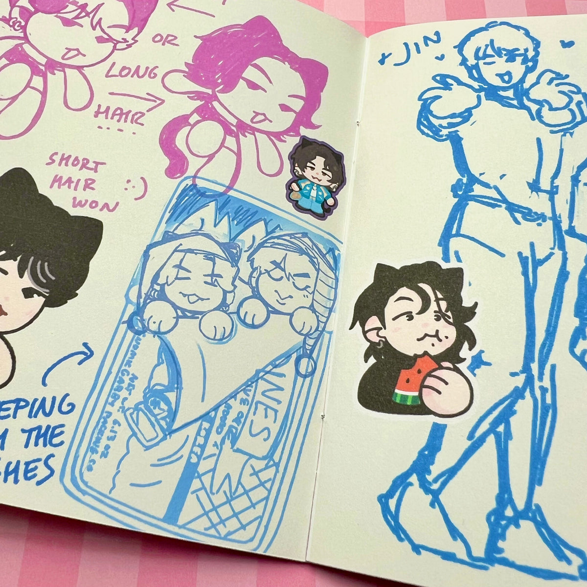 I Love Yoongi Mini Sketch Zine