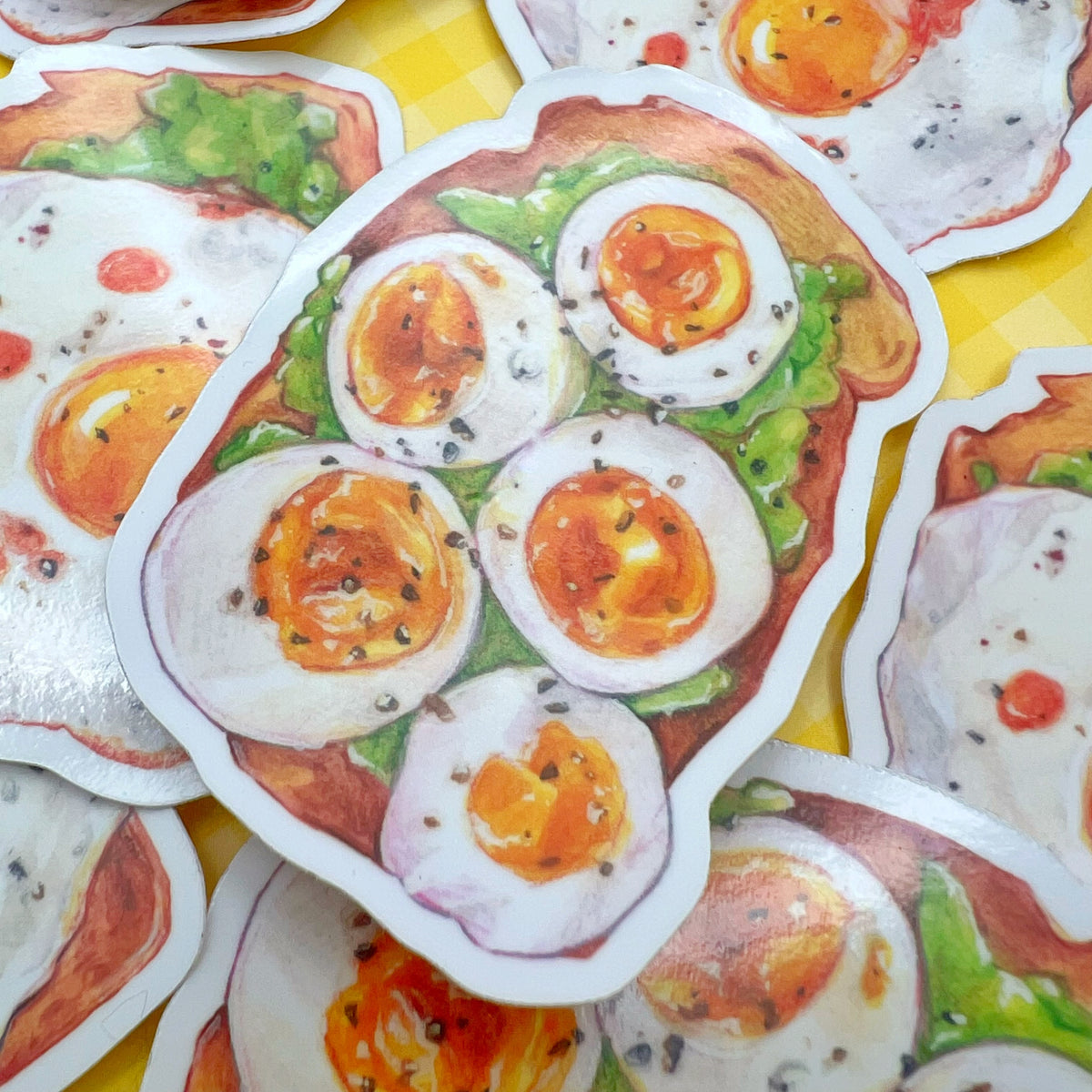 Avocado Egg Toast Sticker