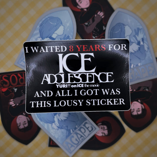 Ice Adolescense Lousy Sticker