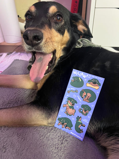 Willow the Dog Sticker Sheet