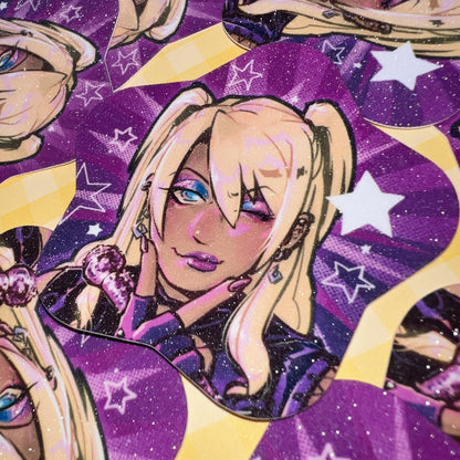 Klavier Glitter Star Sticker
