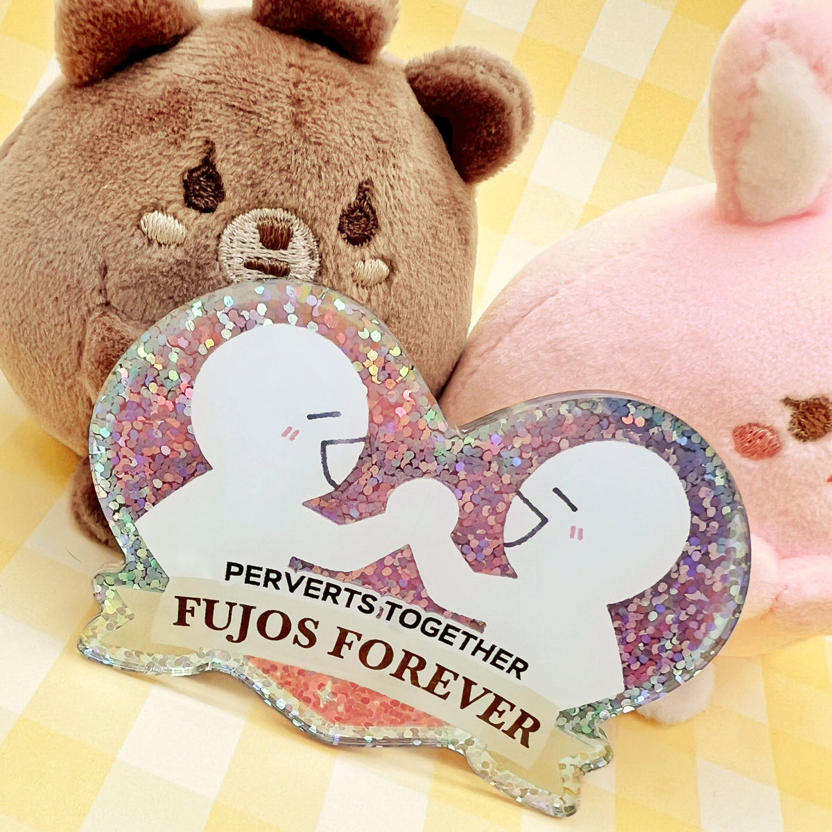 Fujos Forever Acrylic Pin