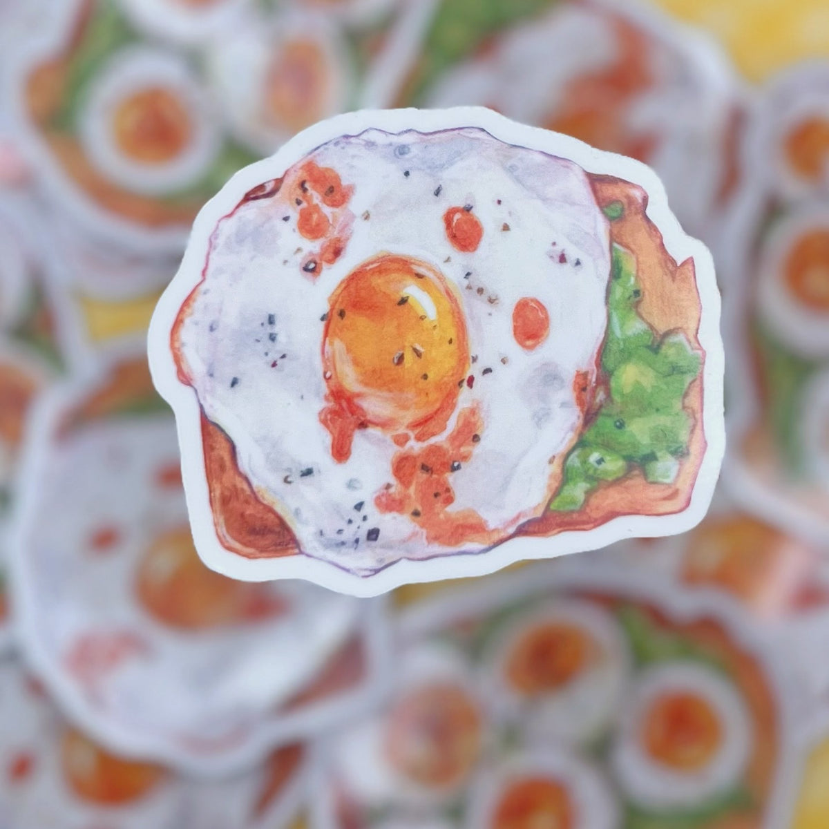 Avocado Egg Toast Sticker