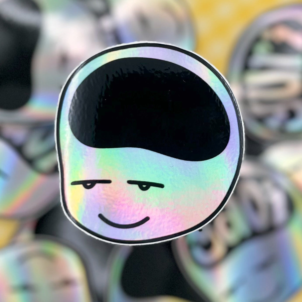 Nothing Brain Holo Sticker