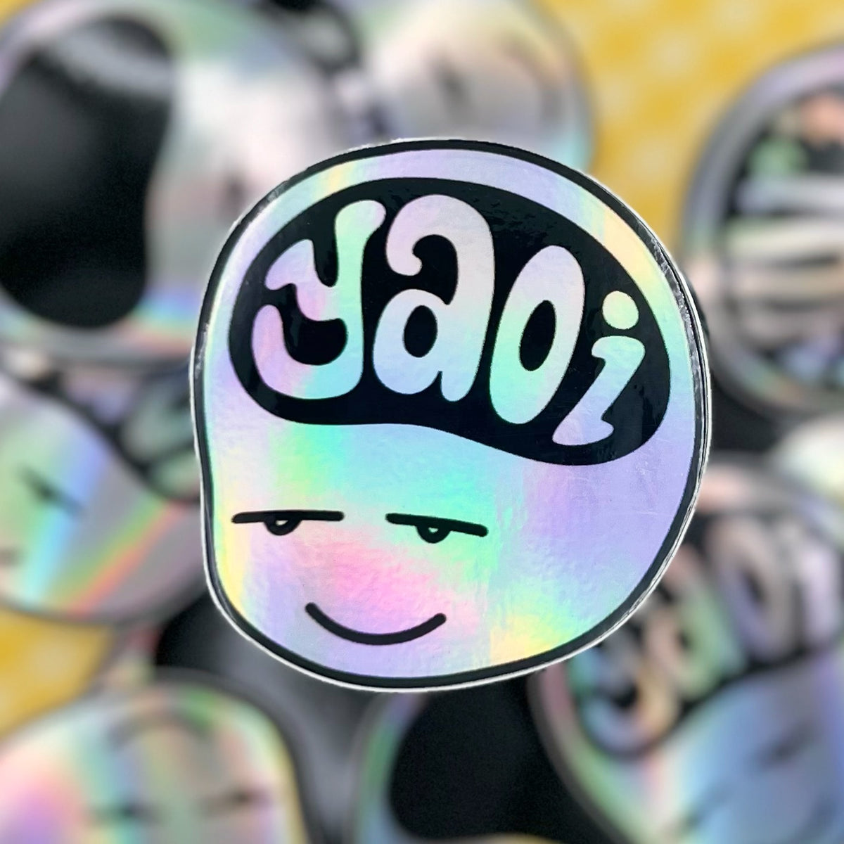 Yaoi Brain Holo Sticker