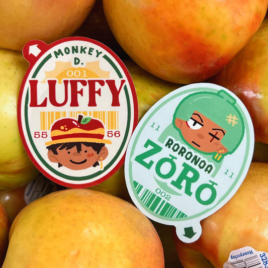 Zoro Fruit Label Sticker