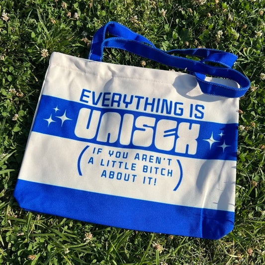 Everything is Unisex Cotton Canvas Tote Bag