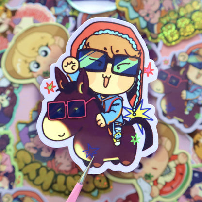GOM Hoshi Donkey Sticker