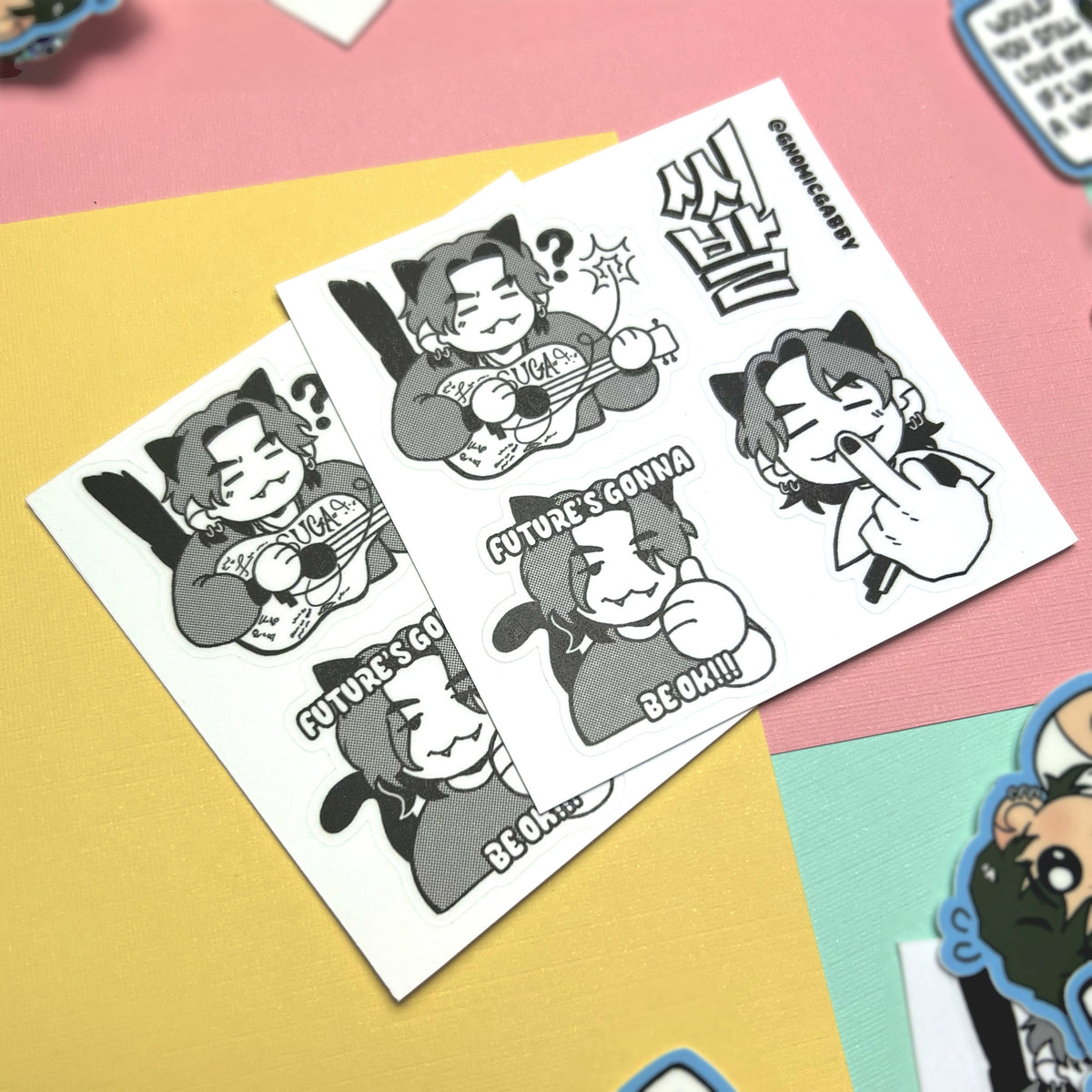 Yoongi D-Day Mini Sticker Sheet