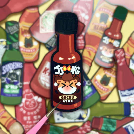 Ateez Aniteez Hot Sauce Stickers