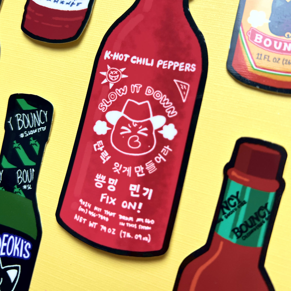 Ateez Aniteez Hot Sauce Stickers