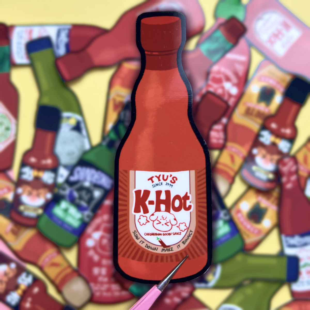 Ateez Aniteez Hot Sauce Stickers