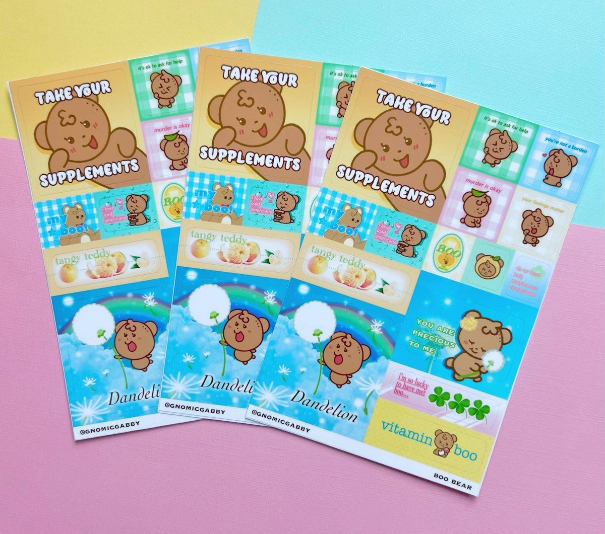 Seungkwan Bear Sticker Sheet