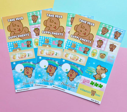 Seungkwan Bear Sticker Sheet