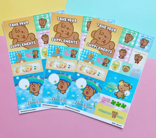 Seungkwan Bear Sticker Sheet