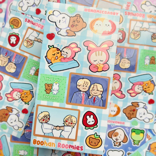 Boohan Roomies Sticker Sheet