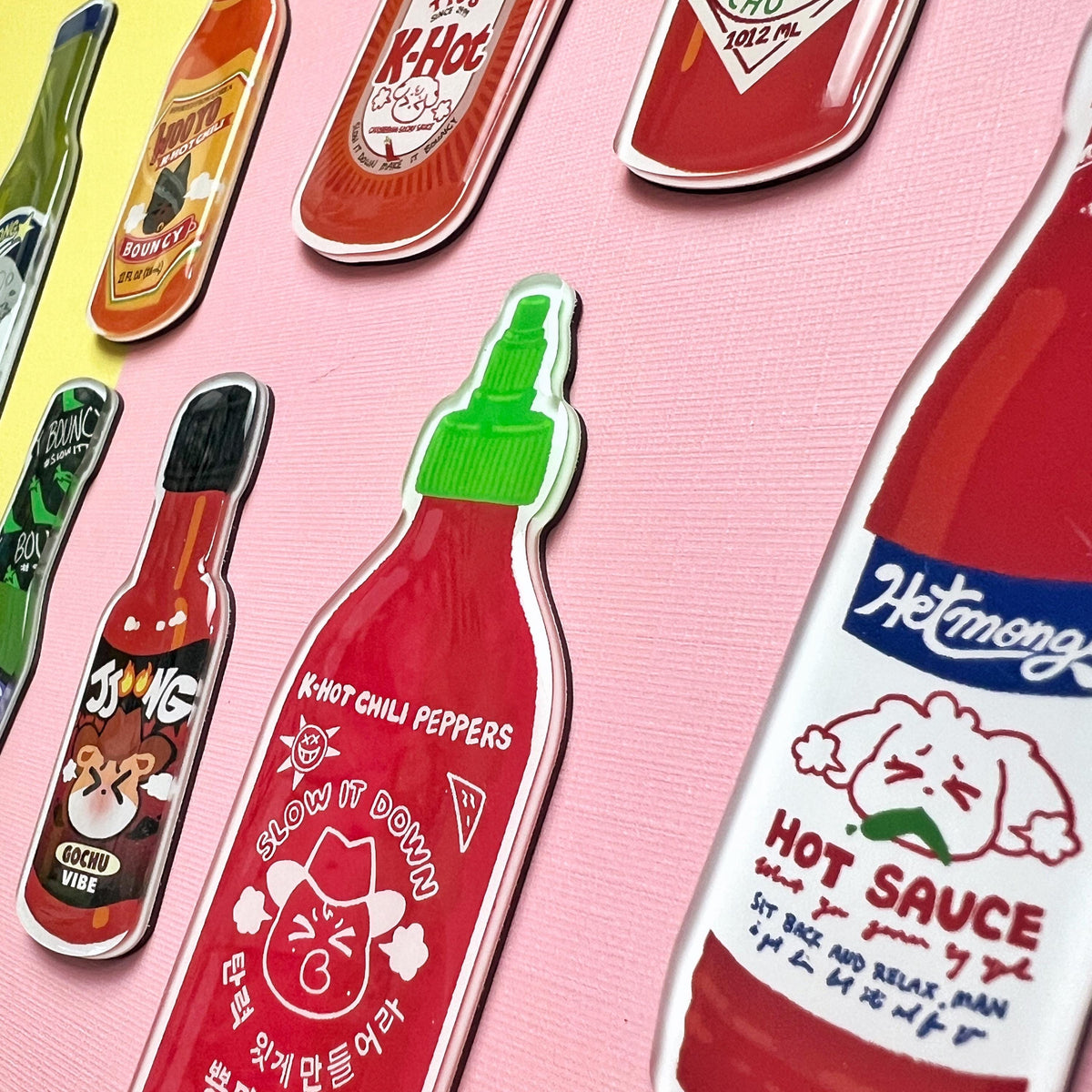 Ateez Aniteez Hot Sauce Magnets