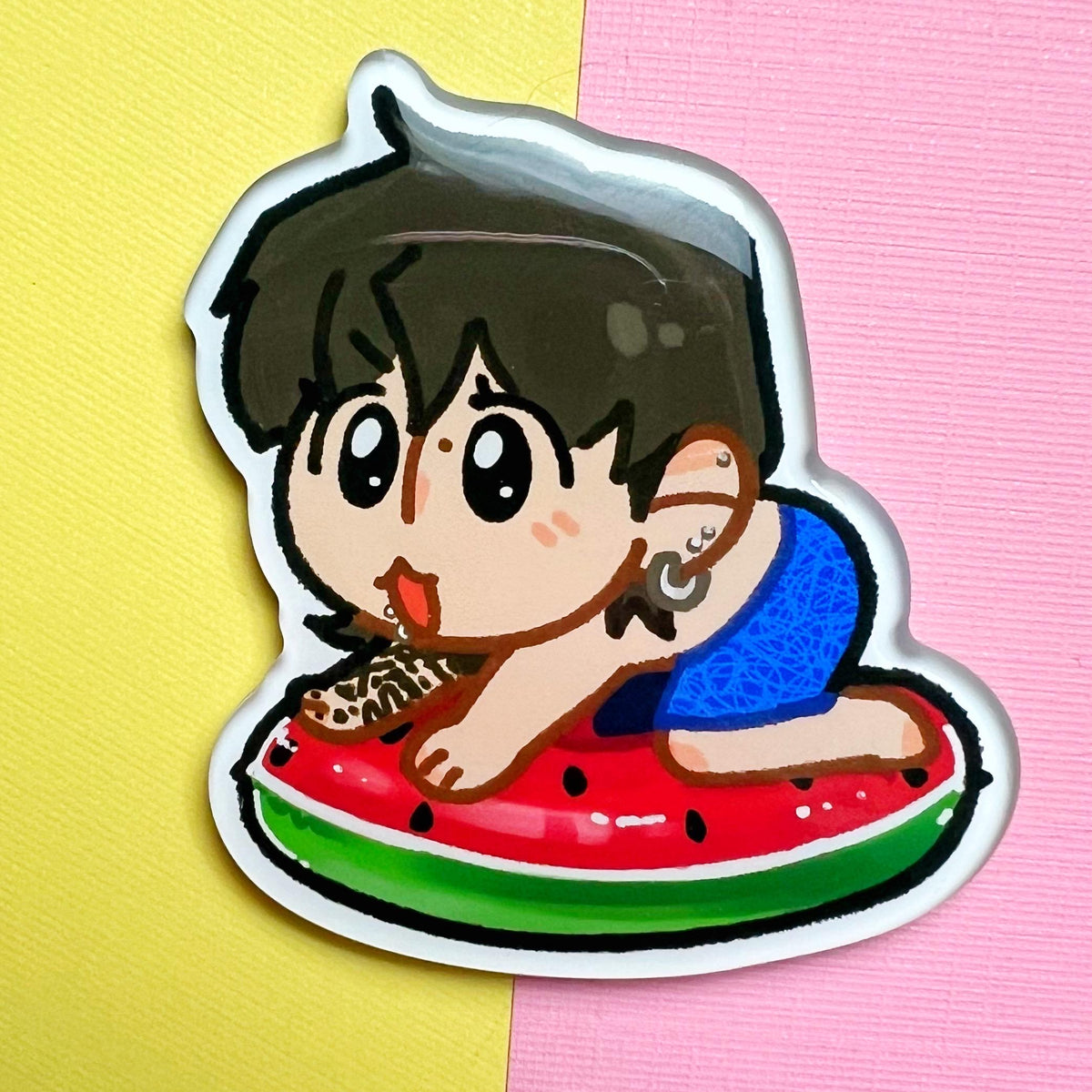 Jungkook Floatie Fridge Magnet