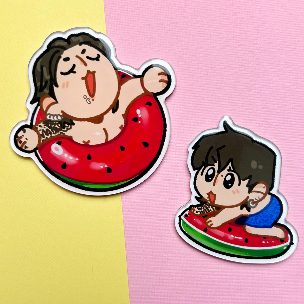 Jungkook Floatie Fridge Magnet