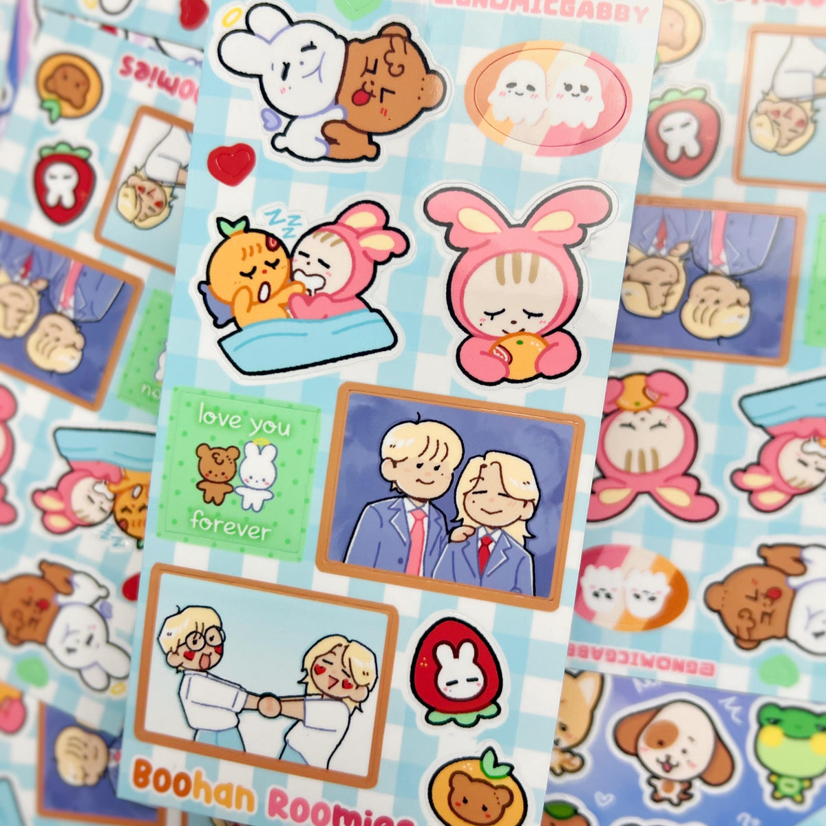 Boohan Roomies Sticker Sheet