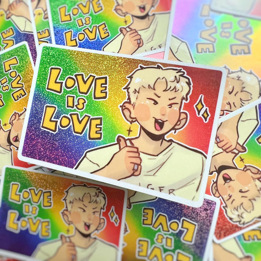 Love is Love Hoshi Holo Stickers