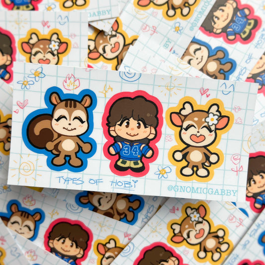 Jhope Critter Sticker Sheet