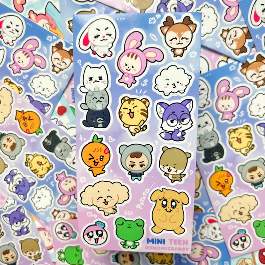 SVT Miniteen Sticker Sheet