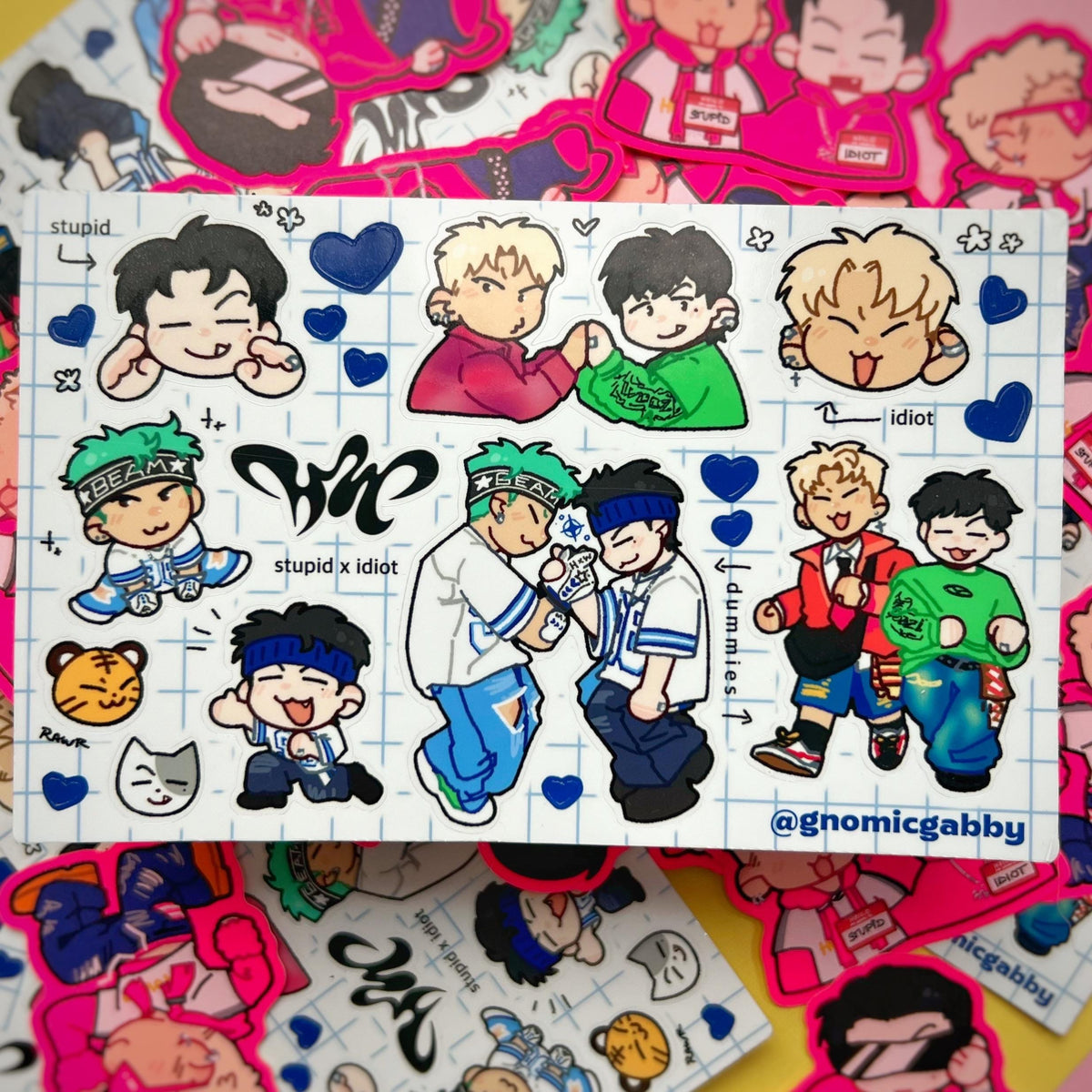 Howoo Stupid Idiot Sticker Sheet