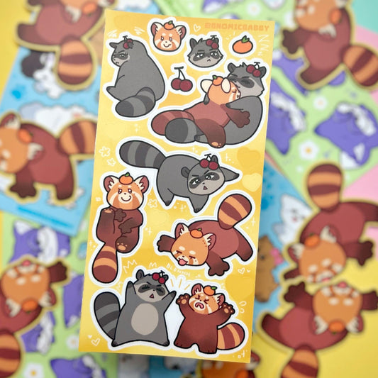 BooCoups Buddies Sticker Sheet