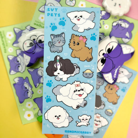 SVT Pets Sticker Sheet