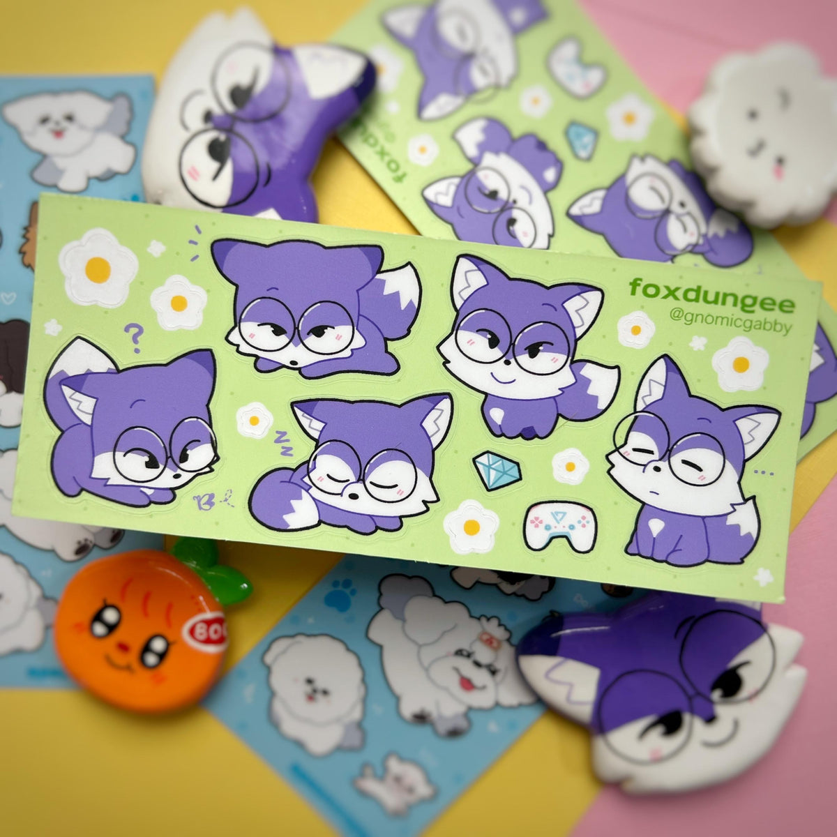 Foxdungee Sticker Sheet