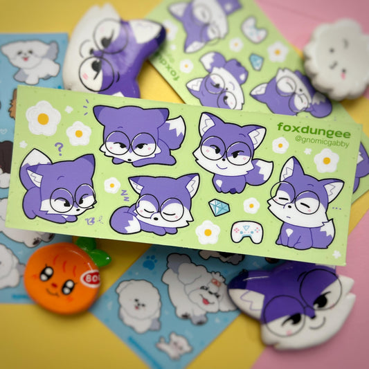 Foxdungee Sticker Sheet
