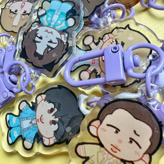 BTS Members Solo Keychains