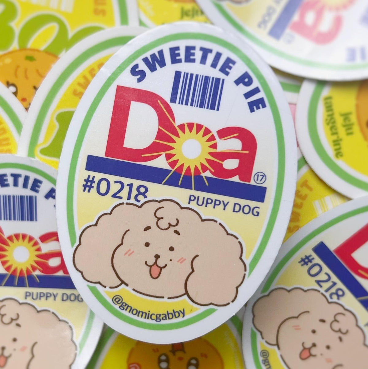 Doa Fruit Label Sticker
