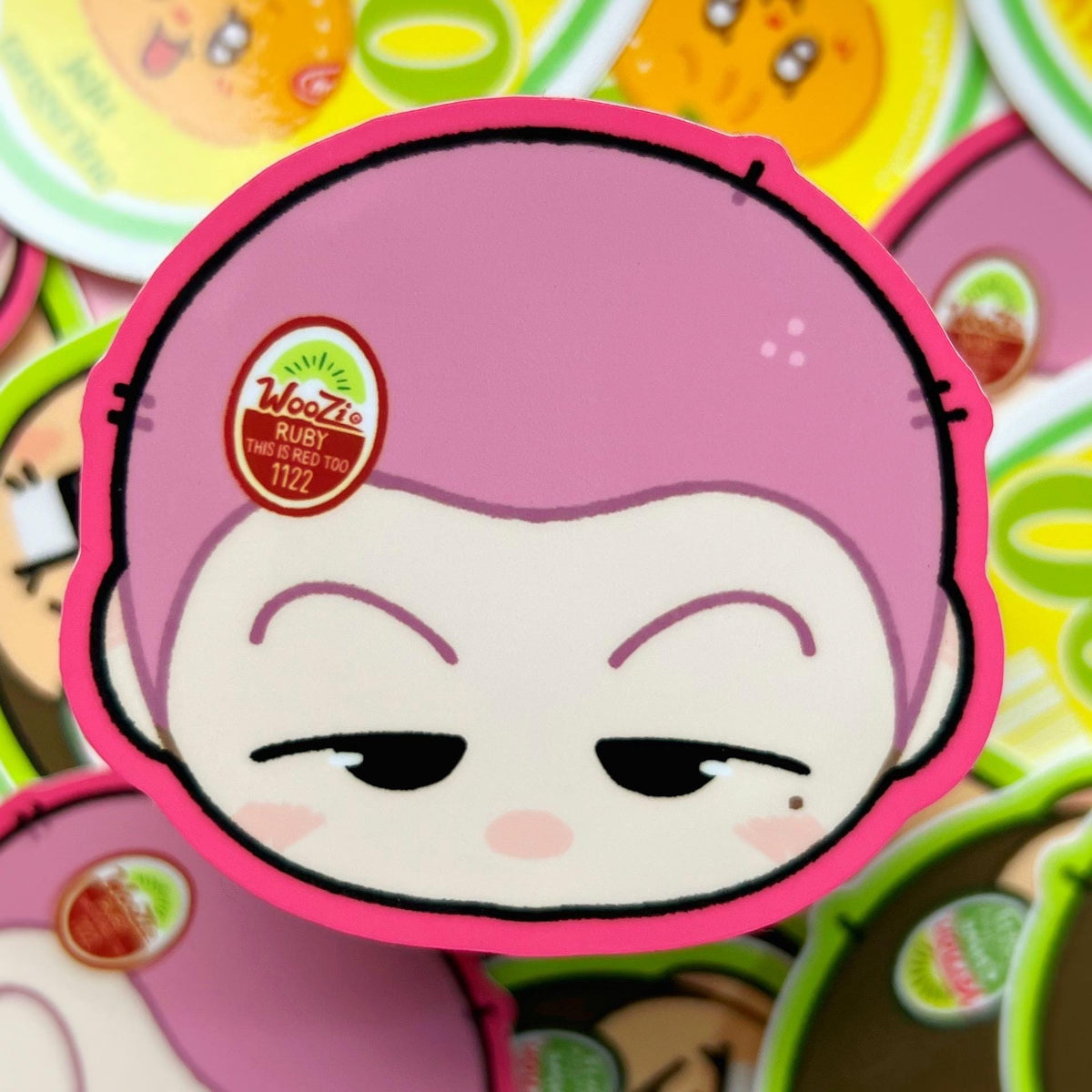 Woozi Ruby Kiwi Sticker