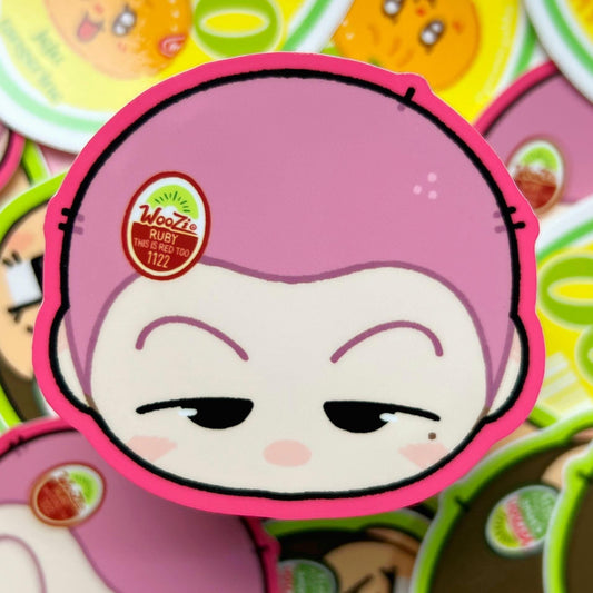 Woozi Ruby Kiwi Sticker