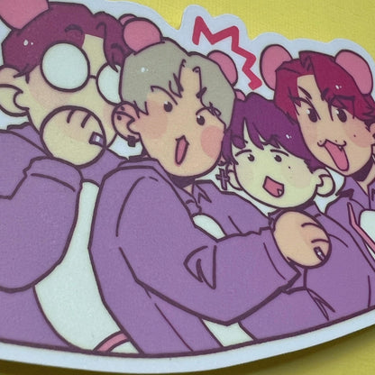 Mousebusters Matte Vinyl Sticker