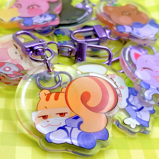 ATEEZ Aniteez NASA Epoxy Keychains