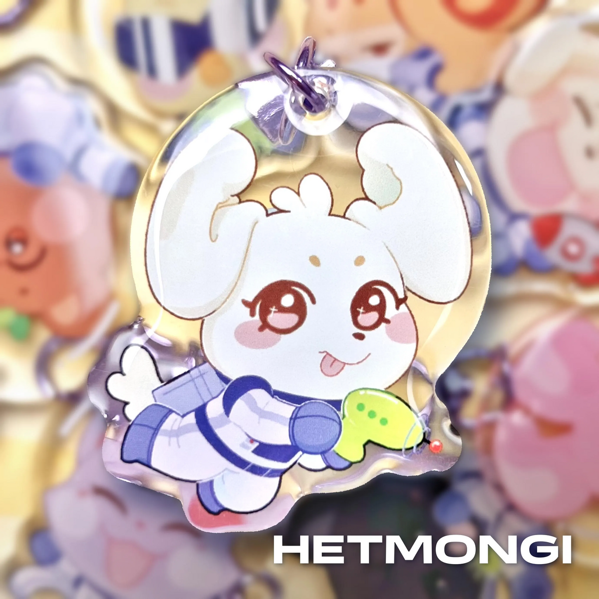 ATEEZ Aniteez NASA Epoxy Keychains