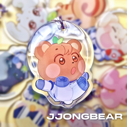 ATEEZ Aniteez NASA Epoxy Keychains