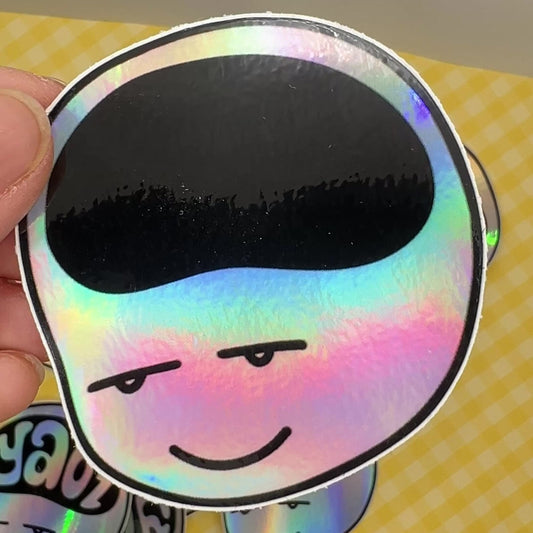 Nothing Brain Holo Sticker