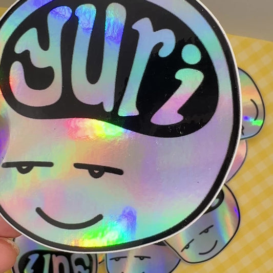 Yuri Brain Holo Sticker